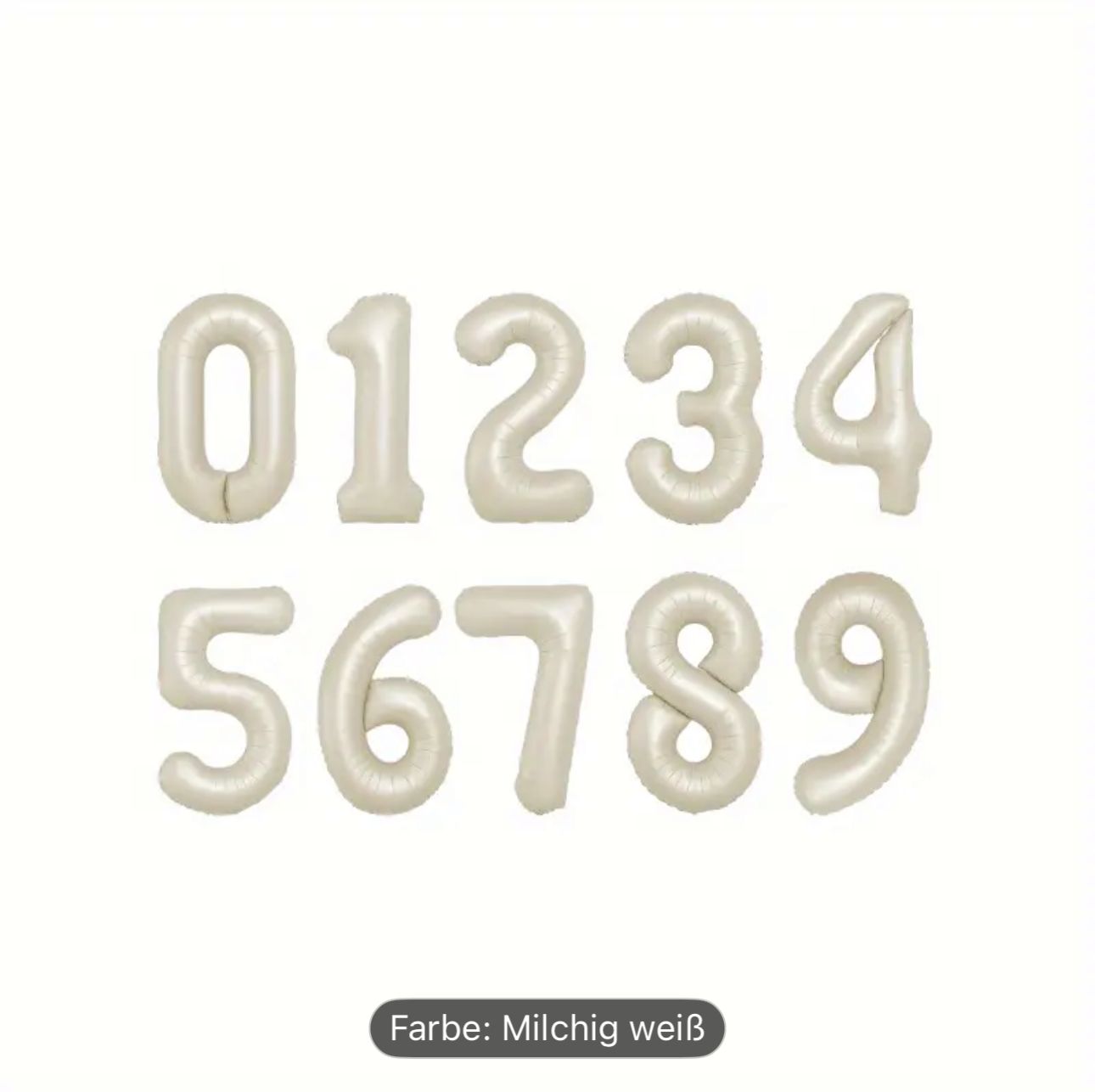 Folien Zahl 0-9