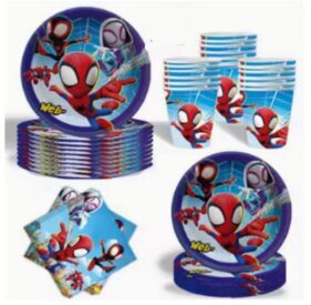 Teller, Becher, Servietten - Spiderman