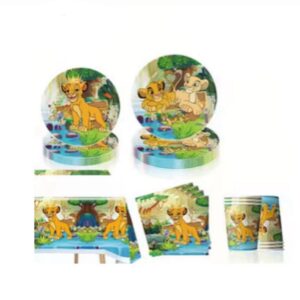 Teller, Becher, Servietten - Lion