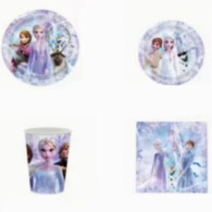Teller, Becher, Servietten - Frozen