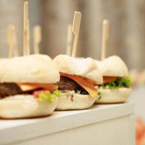 Mini Burgerplatte 32 stk.