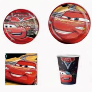 Teller, Becher, Servietten - Cars Birthday Party Decorations