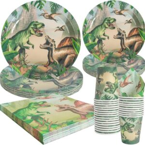 Teller, Becher, Servietten - Dinosaurier Birthday Party Decorations