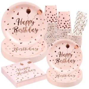 Teller, Becher, Servietten - Happy Birthday Party Decorations